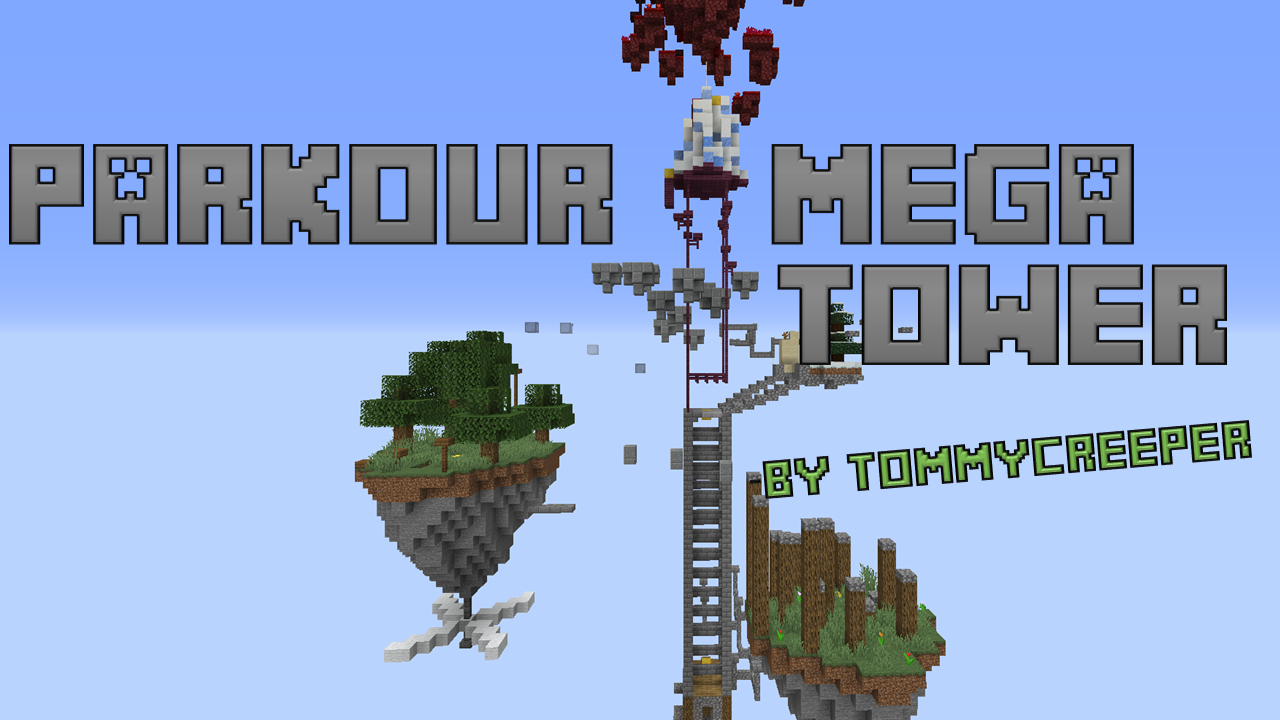 Скачать Parkour Mega Tower для Minecraft 1.16.4